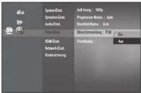SAMSUNG BD-P1595A - Bildschirmmeldung - 1