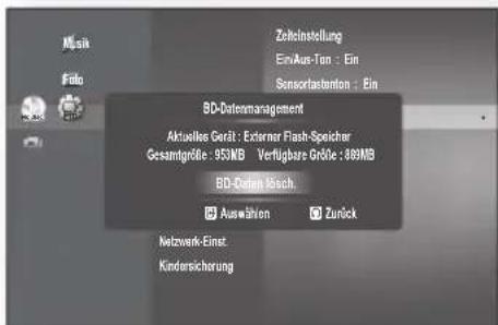 SAMSUNG BD-P1595A - - Den Flash-Speicher löschen - - 1