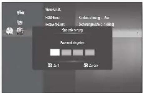 SAMSUNG BD-P1595A - Passwort ändern - 2