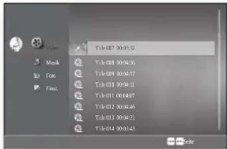 SAMSUNG BD-P1595A - Titelliste abspielen - 3