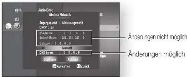 SAMSUNG BD-P1595A - netzwerkeinrichtg - 1