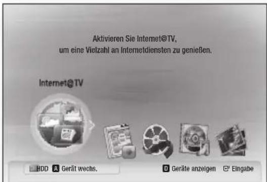 SAMSUNG BD-C8900S - Erste Internet@TV -Schritte - 1