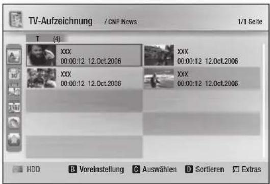 SAMSUNG BD-C8900S - Aufgenommenen Titel abspielen - 1