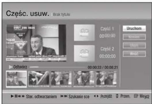 Część.usuw. | Brak tytułu 09:31 200 16:35 Część 1 00:00:03 Część 2 00:00:00 Uruchom Konziec Uwart WRÓD Odtwórz 00:00:33 / 00:08:21 II >> Ster, odtwarzaniem >> Szukanie sce << Przejdz << Przen. Gf Wejdź