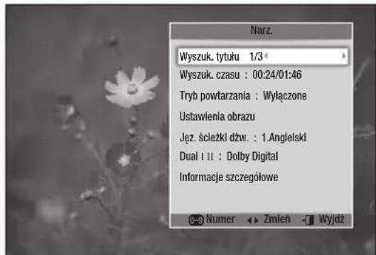 SAMSUNG BD-C8900 - Korzystanie z przycisku TOOLS - 3