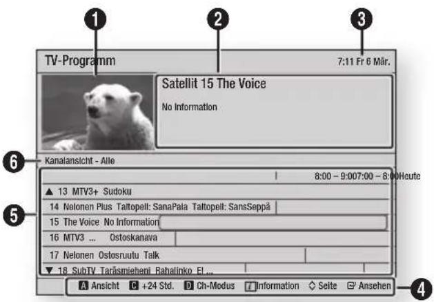SAMSUNG BD-C8500S - TV-programm-Bildschirm betrachten - 1
