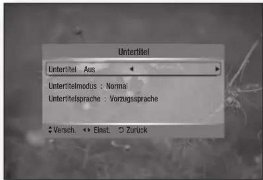 SAMSUNG BD-C8500S - Untertitelsprache wählen - 1