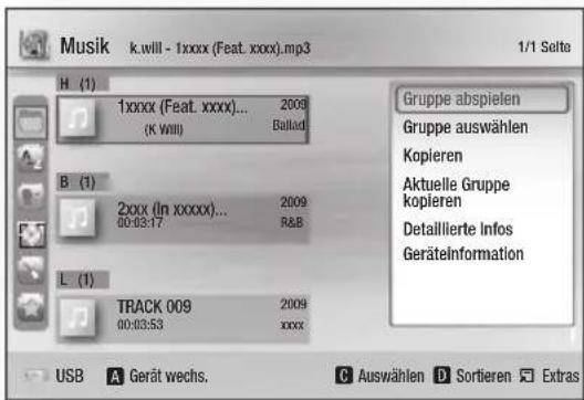 SAMSUNG BD-C8500S - Kopieren von Videos, Musik oder Fotos - 2