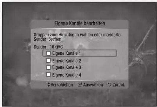 SAMSUNG BD-C8500S - Eigene Kanäle bearbeiten - 1