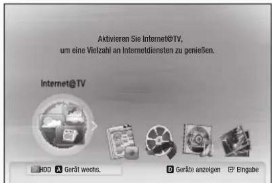 SAMSUNG BD-C8500S - Erste Internet@TV -Schritte - 1