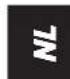 Simple line drawing of a U-shaped container with a red upward arrow pointing to the bottom (no text or symbols)