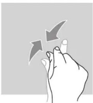 Illustration of a hand holding two arrows pointing upward (no text or symbols)