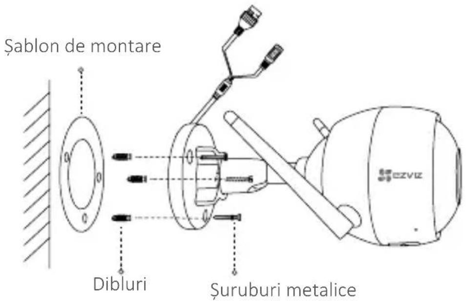 Şablon de montare Dibluri Şuruburi metalice