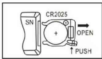 SN CR2025 OPEN PUSH
