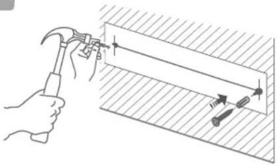 Schraubenkopie und hängen Sie es dori. 0,2 Zoll (5 mm) 0,1 - 0,2 Zoll (3 - 3,3 mm) ≥ 1 Zoll (25 mm)