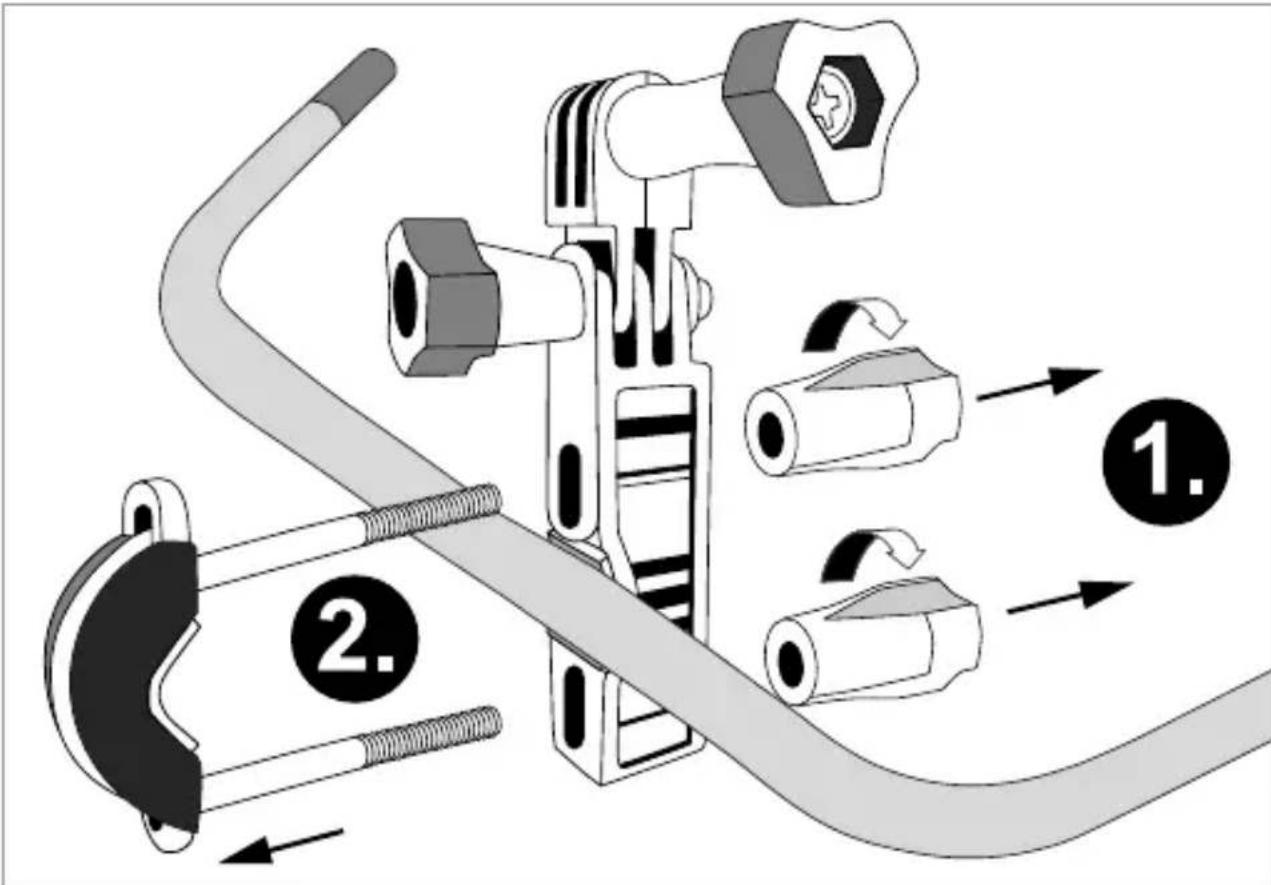 SILVERCREST SAC 8.0 A1 - Lenkstangenhalterung - 1