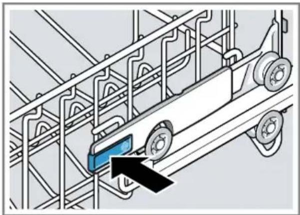 SIEMENS SR63EX28ME - Oberen Geschirrkorb mit seitlichen Hebeln einstellen - 1