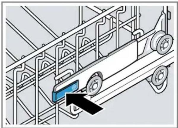 BOSCH SBV4HDX52E - Oberen Geschirrkorb mit seitlichen Hebeln einstellen - 1