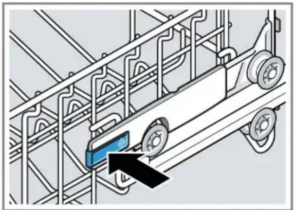 BOSCH SMS4HDW52E - Oberen Geschirrkorb mit seitlichen Hebeln einstellen - 1