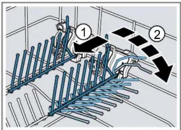 BOSCH SPS6EMW23E - Klappstacheln umklappen ^1 - 1