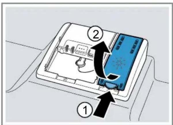 BOSCH SMS6ECW07E - Klarspüler einfüllen - 1