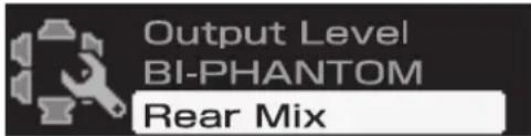 ALPINE PXA-H800 - Mischen des Bassbereich-Audio für das Heck (Rear Mix) - 1
