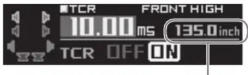 ALPINE PXA-H800 - Passen Sie den berechneten Laufzeitkorrekturwert (0,00 bis 20,00 ms) durch Drehen des [Drehschalters] an. - 1