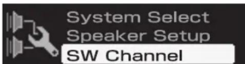 ALPINE PXA-H800 - Einstellen des Subwoofer-Ausgangs (SW Channel) - 1