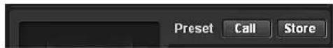 ALPINE PXA-H800 - Klicken Sie im Hauptmenü unter „Preset“ auf [Store]. - 1