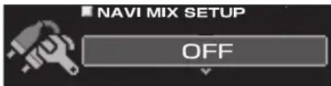 NAVI MIX SETUP OFF