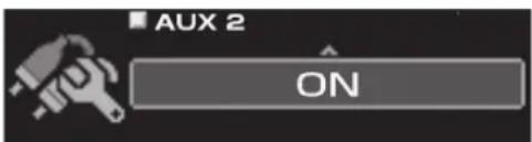 AUX 2 ON