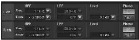 ALPINE PXA-H800 - Ziehen Sie den Einstellungspunkt nach oben oder unten bzw. nach rechts oder links, um Anpassungen vorzunehmen. - 2