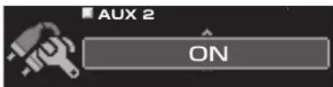 AUX 2 ON