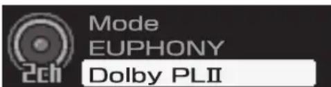 ALPINE PXA-H800 - Verwenden von Dolby Pro Logic II (Dolby PLII) - 1