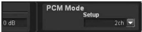 PCM Mode Setup 0 dB 2ch
