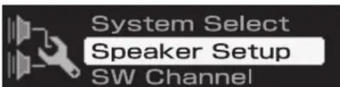 ALPINE PXA-H800 - Einstellen der Lautsprecher (Speaker Setup) - 1
