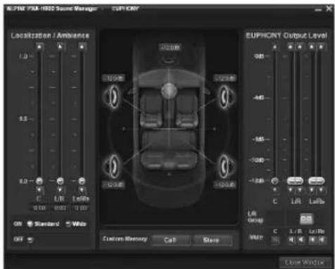 ALPINE PXA-H800 - Individuelle Anpassung von EUPHONY - 1
