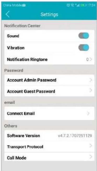 Vimtag B4 - Account Settings for Mobile Devices - 2