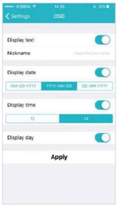 Vimtag B4 - OSD (On Screen Display) - 1