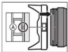PANASONIC S-R2060 - ■ Installazione del paraluce - 3