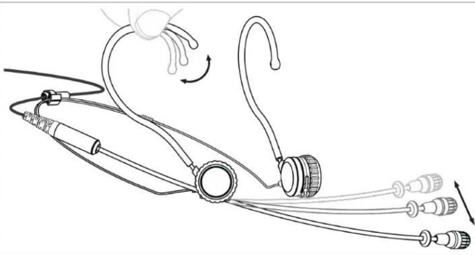 SHURE TwinPlex TH53 - Adjusting the Headband and Microphone - 2