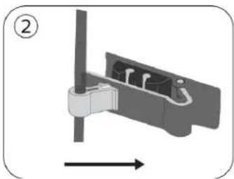 SHURE TwinPlex TH53 - Using the Collar Clip - 2