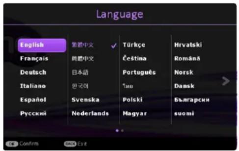 Language English Français Deutsch Italiano Español Русский 繁體中文 簡體中文 日本語 한국아 Svenska Nederlands Türkçe Čeština Português Тио Polski Magyar Hrvatski Română Norsk Dansk Български suomi