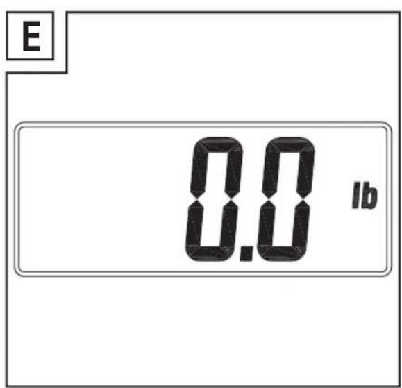 E 0.0 lb