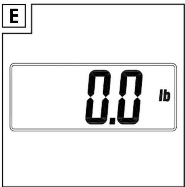 E 0.0 lb