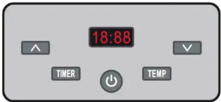 18:88 ▲ TIMER TEMP