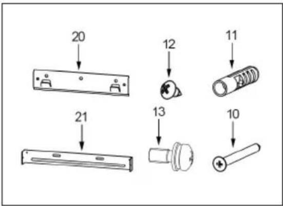 Klarstein 10033709 - INSTALLATION COMPONENTS - 1
