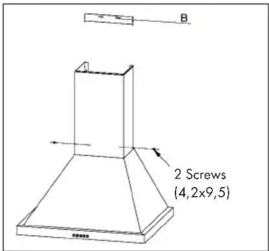 Klarstein 10033709 - Lower Decorative Chimney - 1