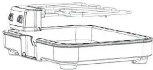 Klarstein Grillkern - Schritt 5: Steuerkasten mit Heizelement und Netzstecker einsetzen - 1