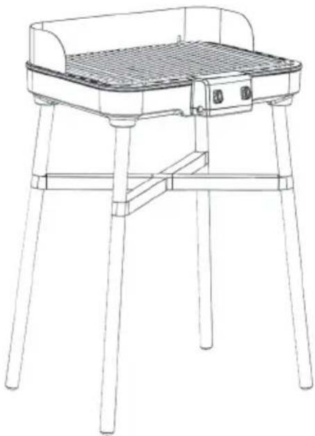 Klarstein Grillkern - MONTARE LA GRIGLIA - 1